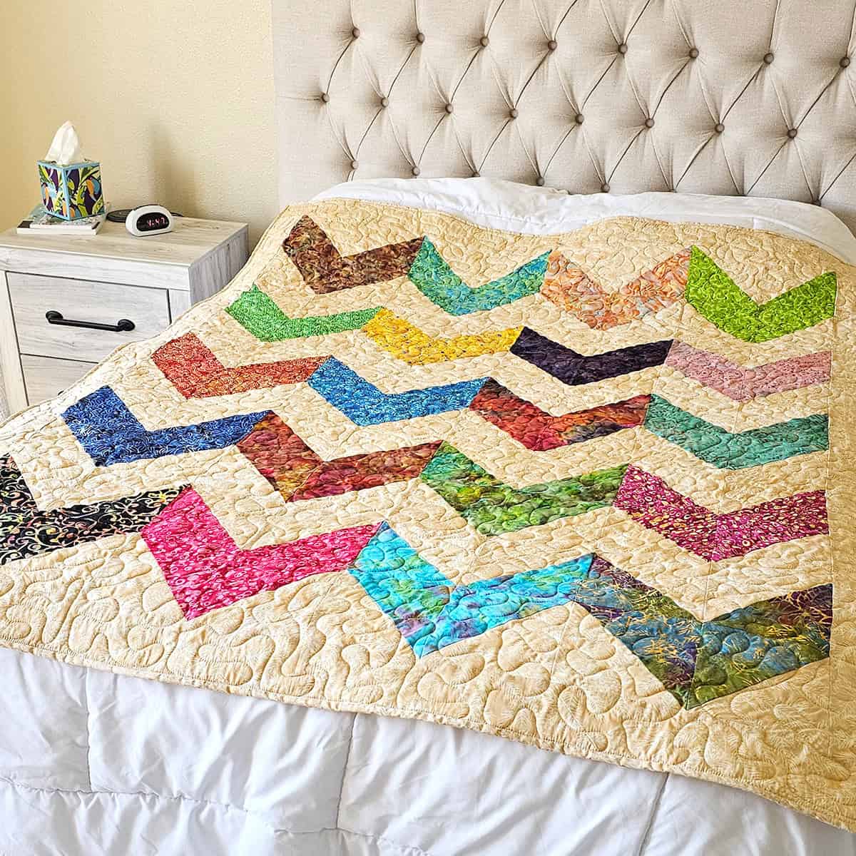 not a big half square triangle quilt