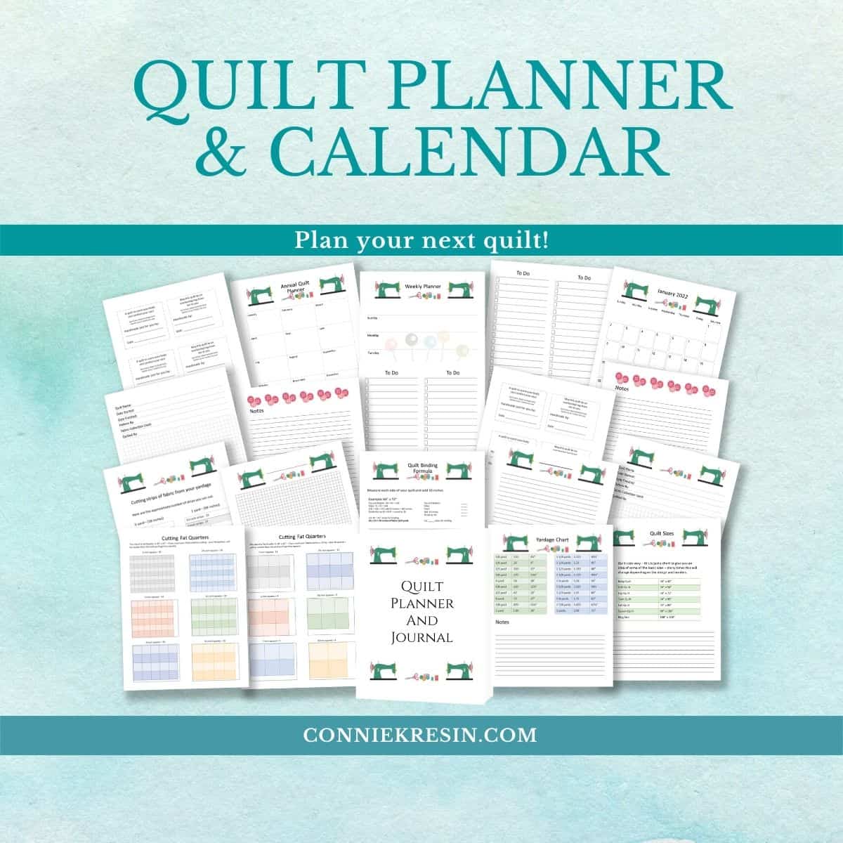 Quilt Planner and Calendar
