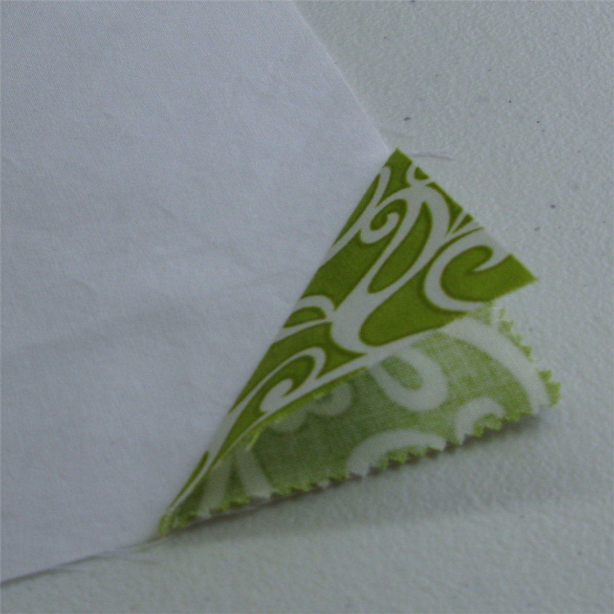fold over square and press