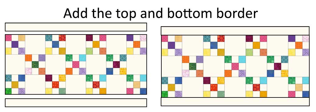 Adding border to top and bottom