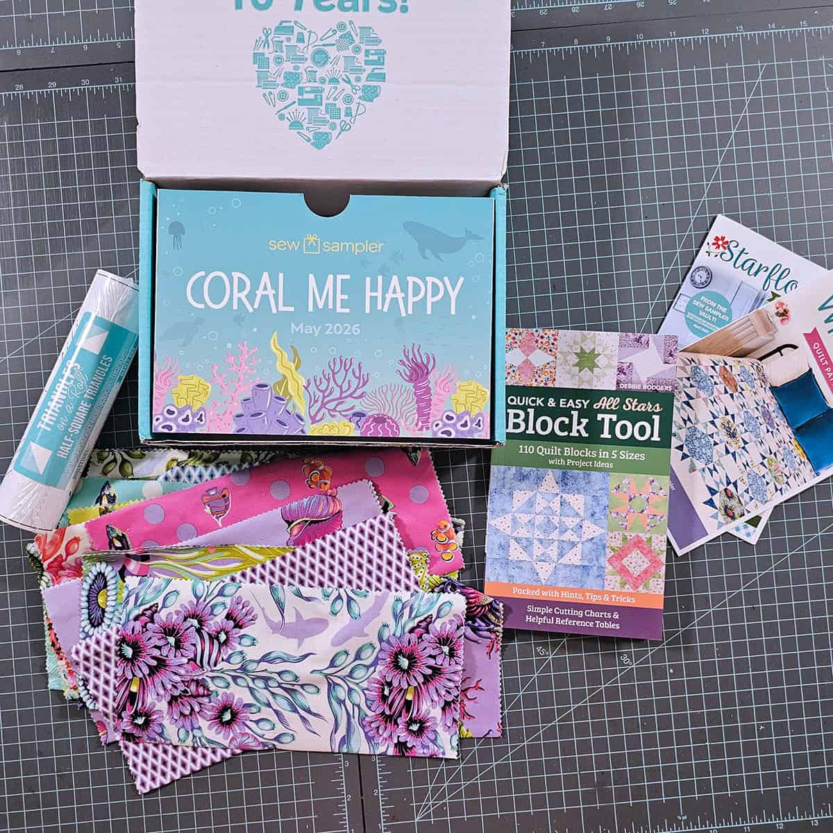 May Sew Sampler Coral Me Happy