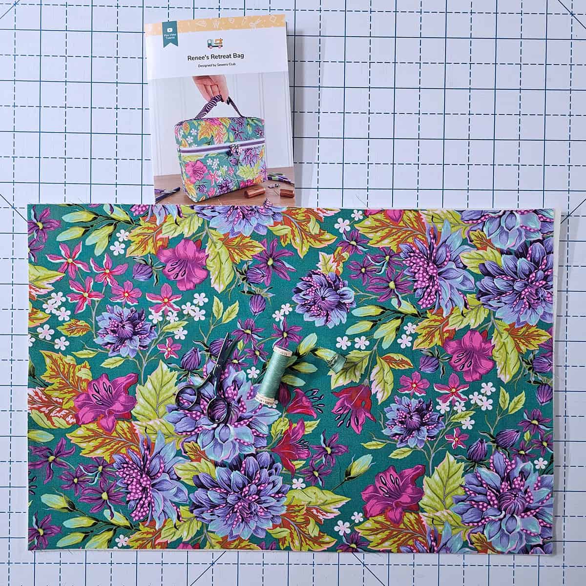 quilting the bag fabric