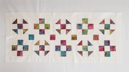 Shoo Fly and 9 Patch Quilt Block Table Runner - Freemotion by the River