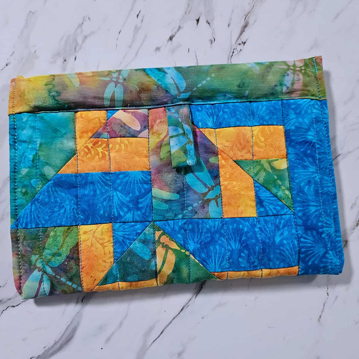 Batik Snappy Pouch