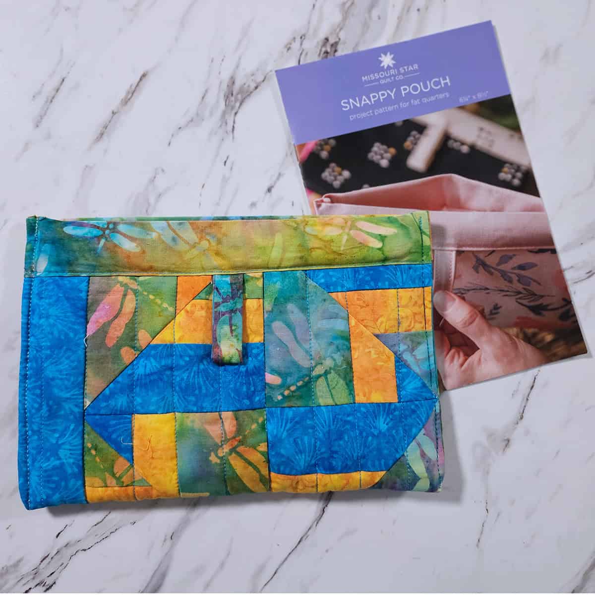 Batik Snappy Pouch