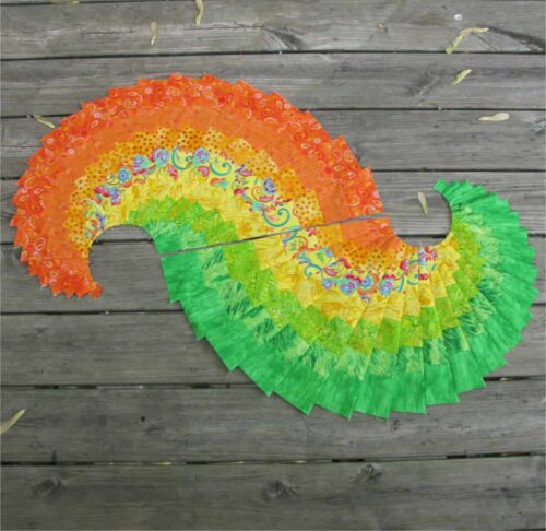 Spicy Spiral Table Runner - Freemotion by the River