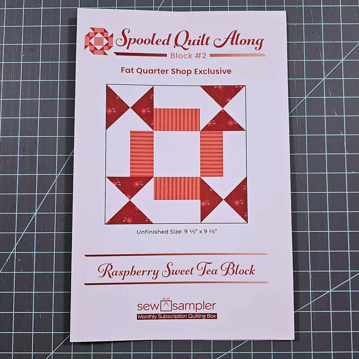 Spooled Quilt Along Block #2