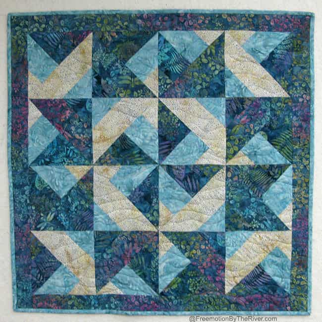 Batik table topper