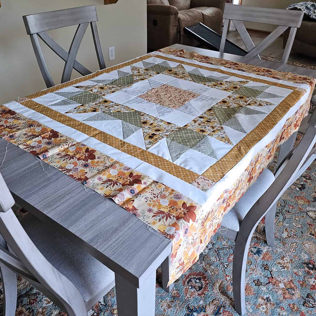Table Topper is too big