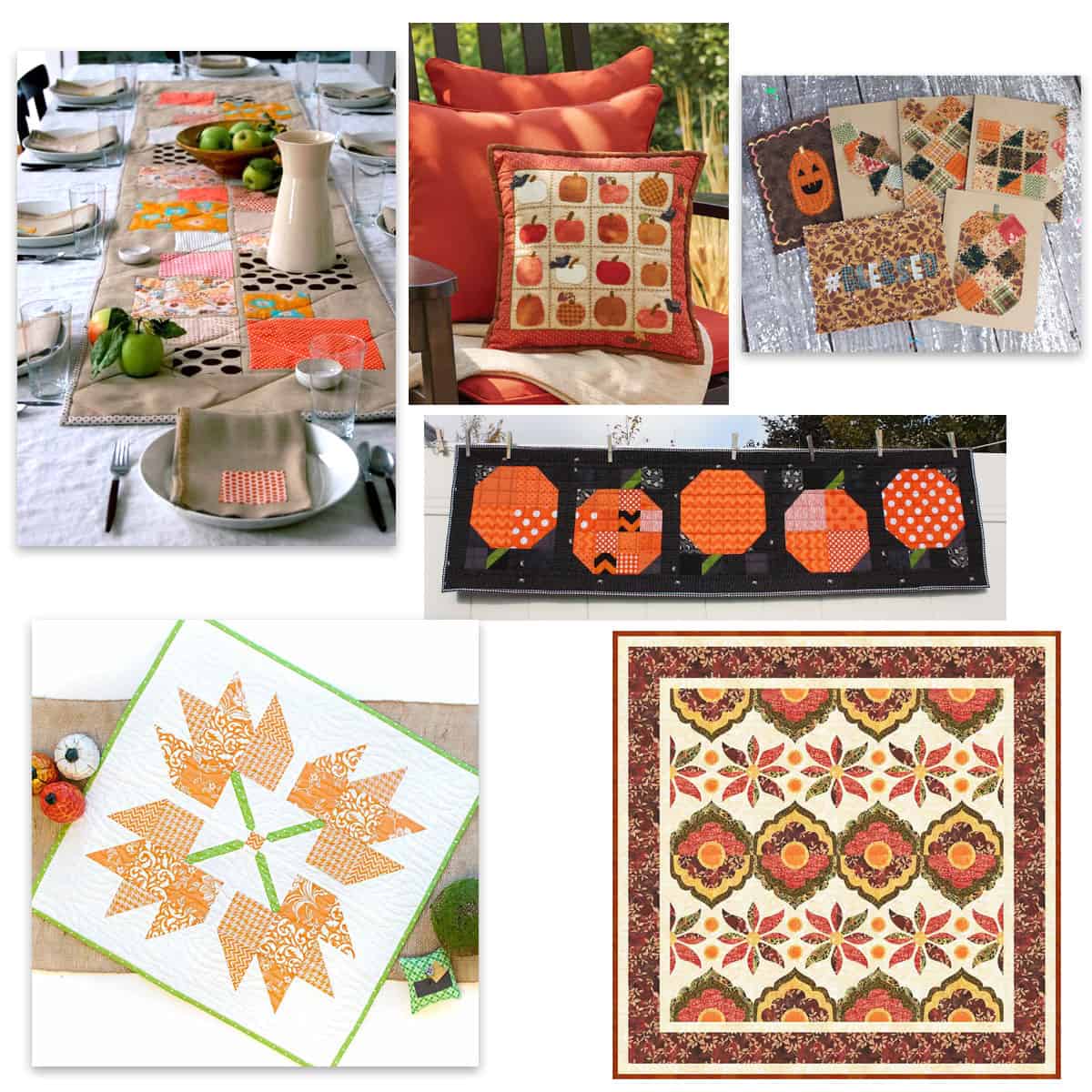 27 Free Thanksgiving Quilt Patterns & Sewing Projects