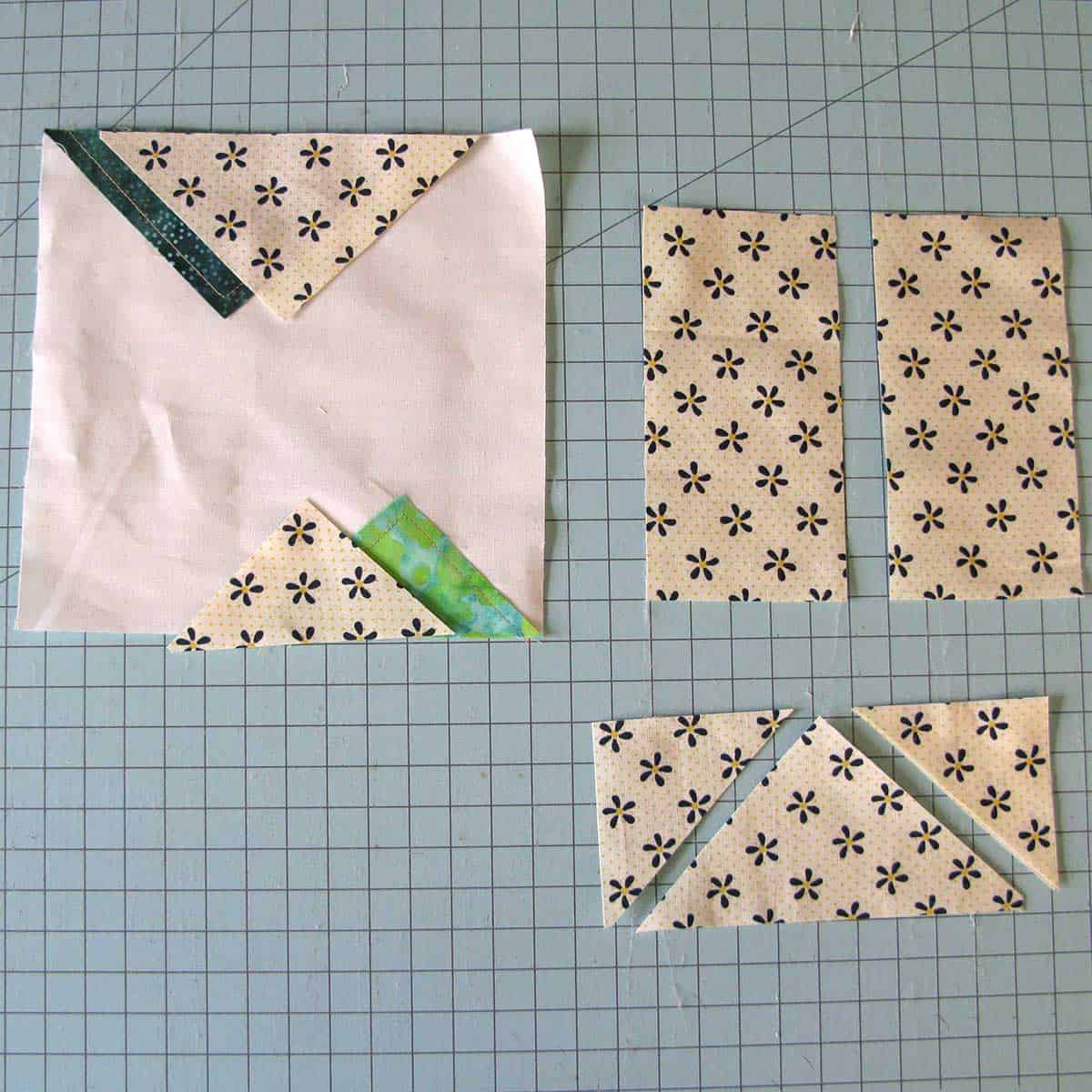 Cutting the charm squares