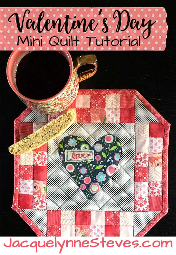 Mini Quilt tutorial by Jacquelynne Steves