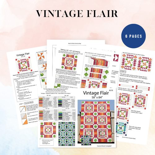 Vintage Flair quilt pattern