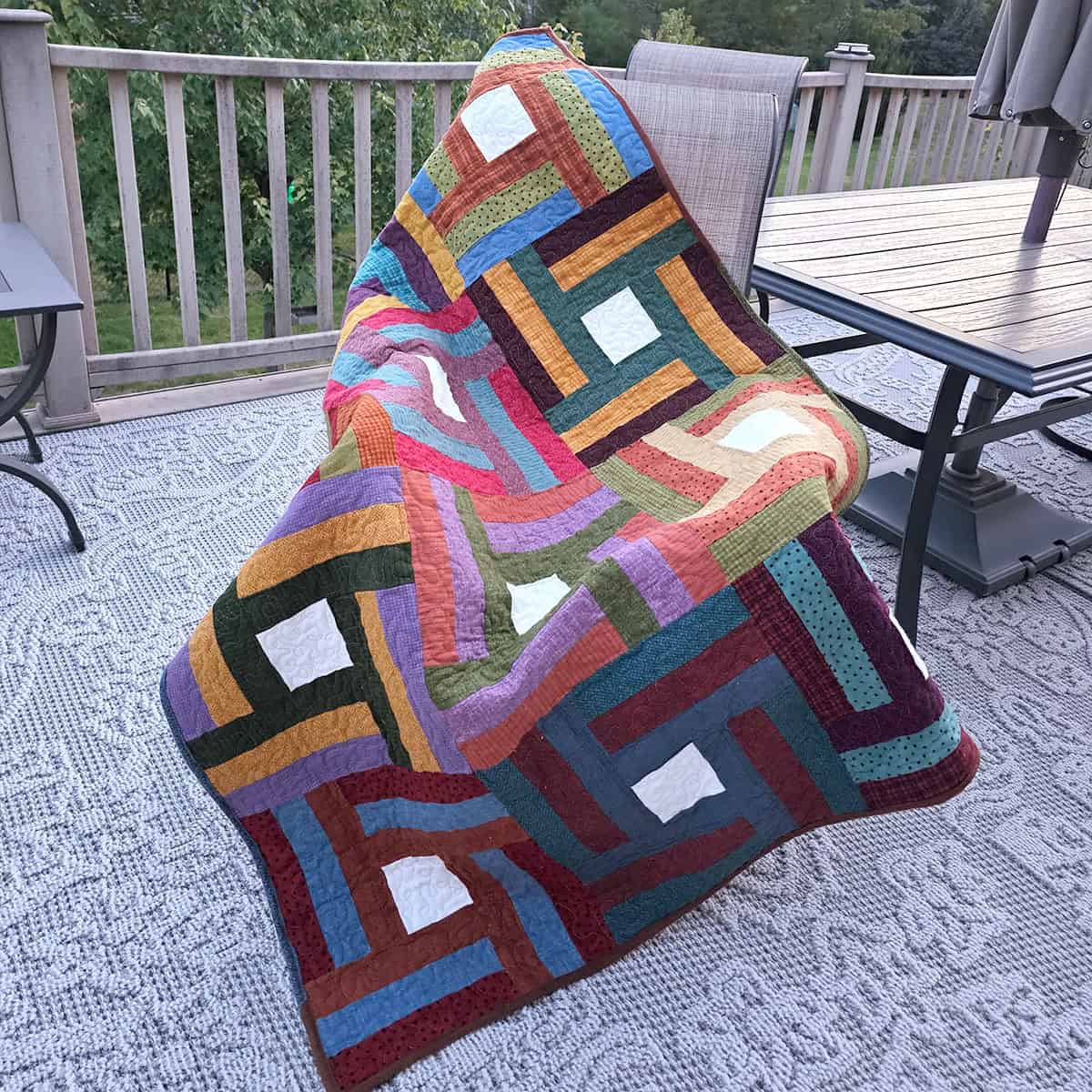 quilt on deck