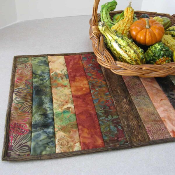 Batik Table Runner - Freemotion by the River