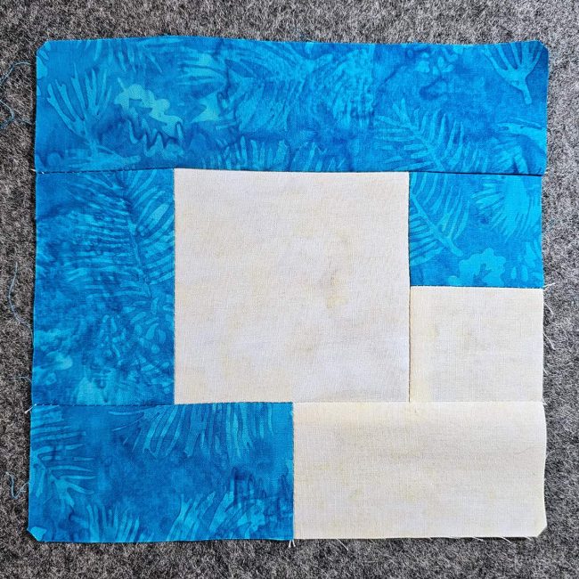 finished quilt block