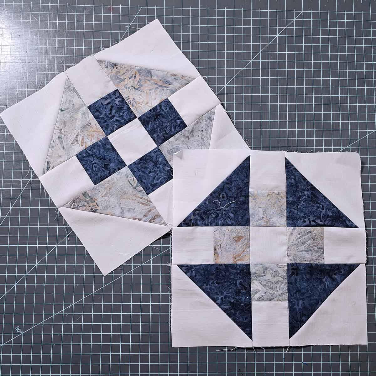 Blue Churn Dash blocks