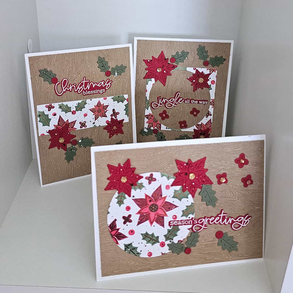 Christmas cards made at Taylor Expressions