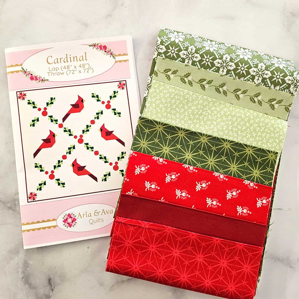 Day 4 Cardinal pattern and fabric