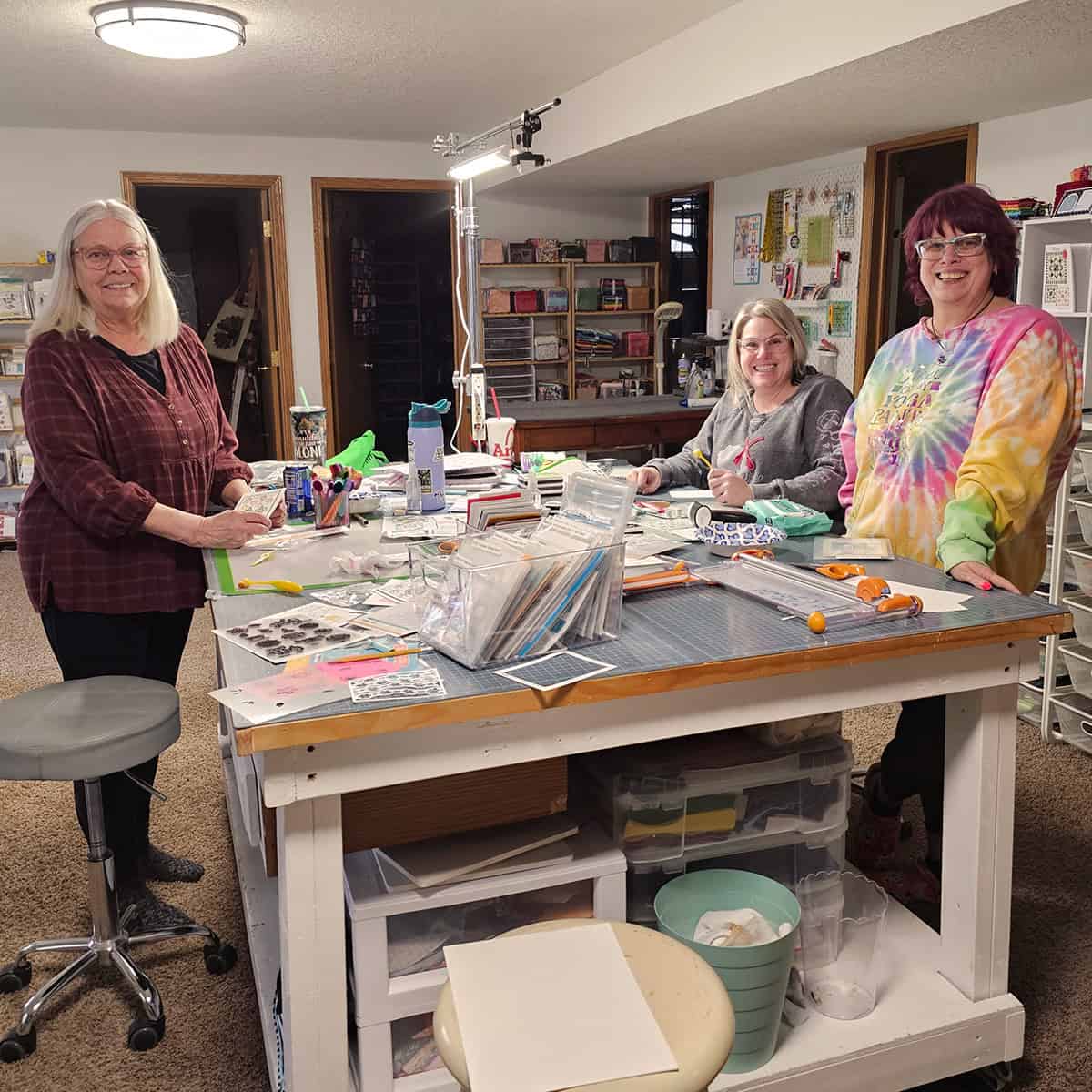 Weekend cardmaking with family