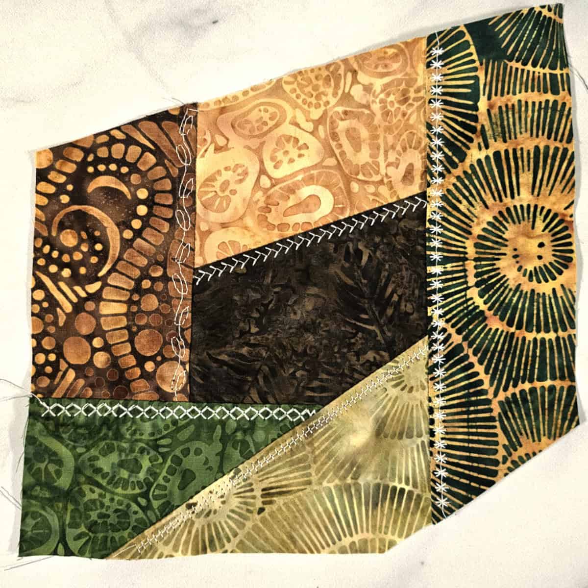 Crazy Quilt Block
