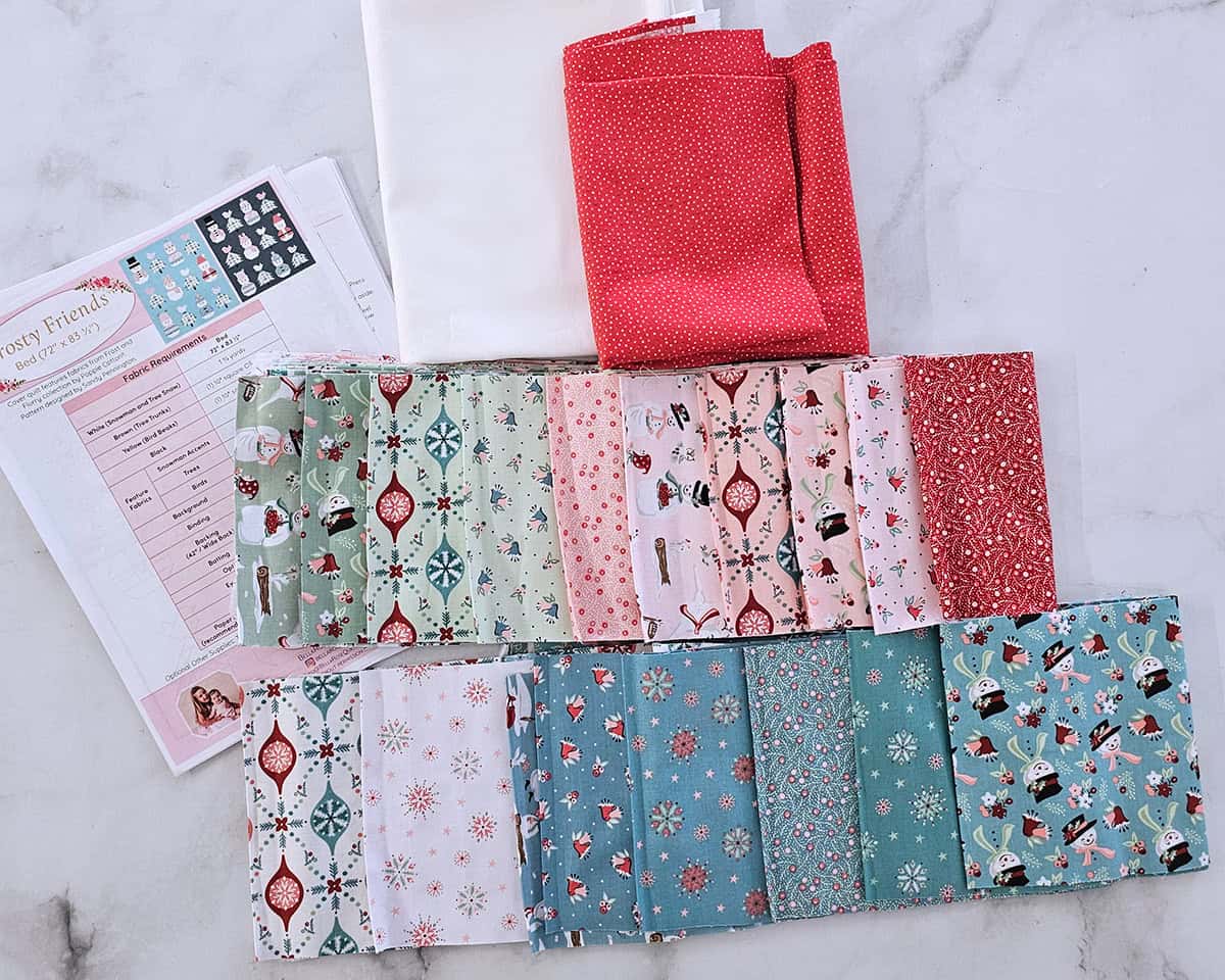 Day 1 pattern and fabrics