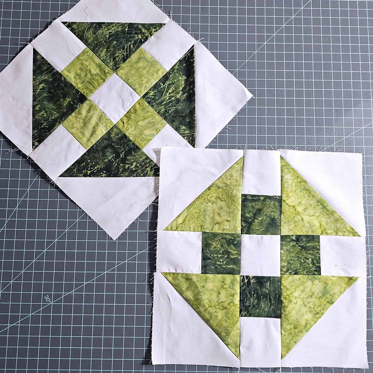 green churn dash blocks