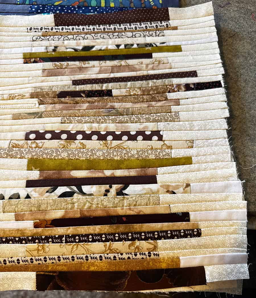 Tiny Strips Mug Rug