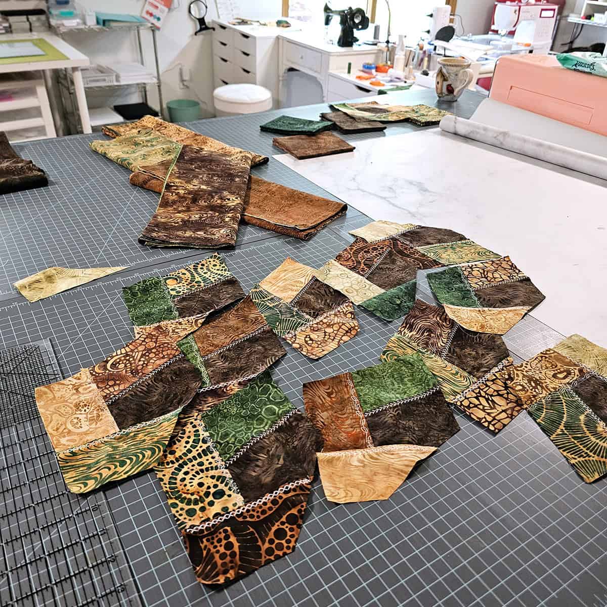 Making lots of quilt blocks