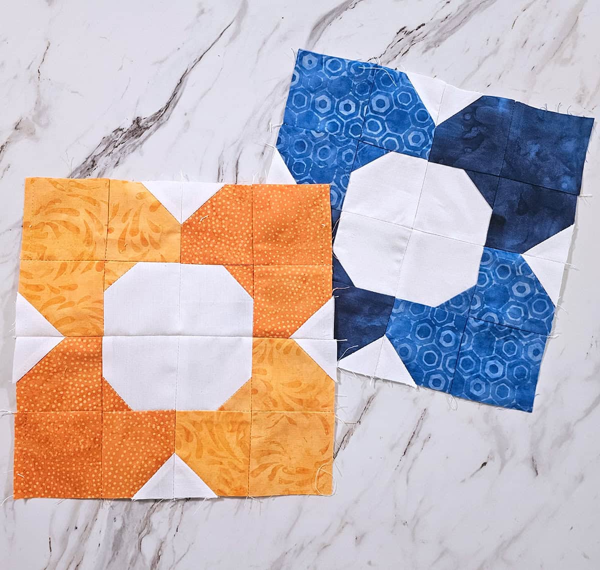 Morning Glory quilt blocks