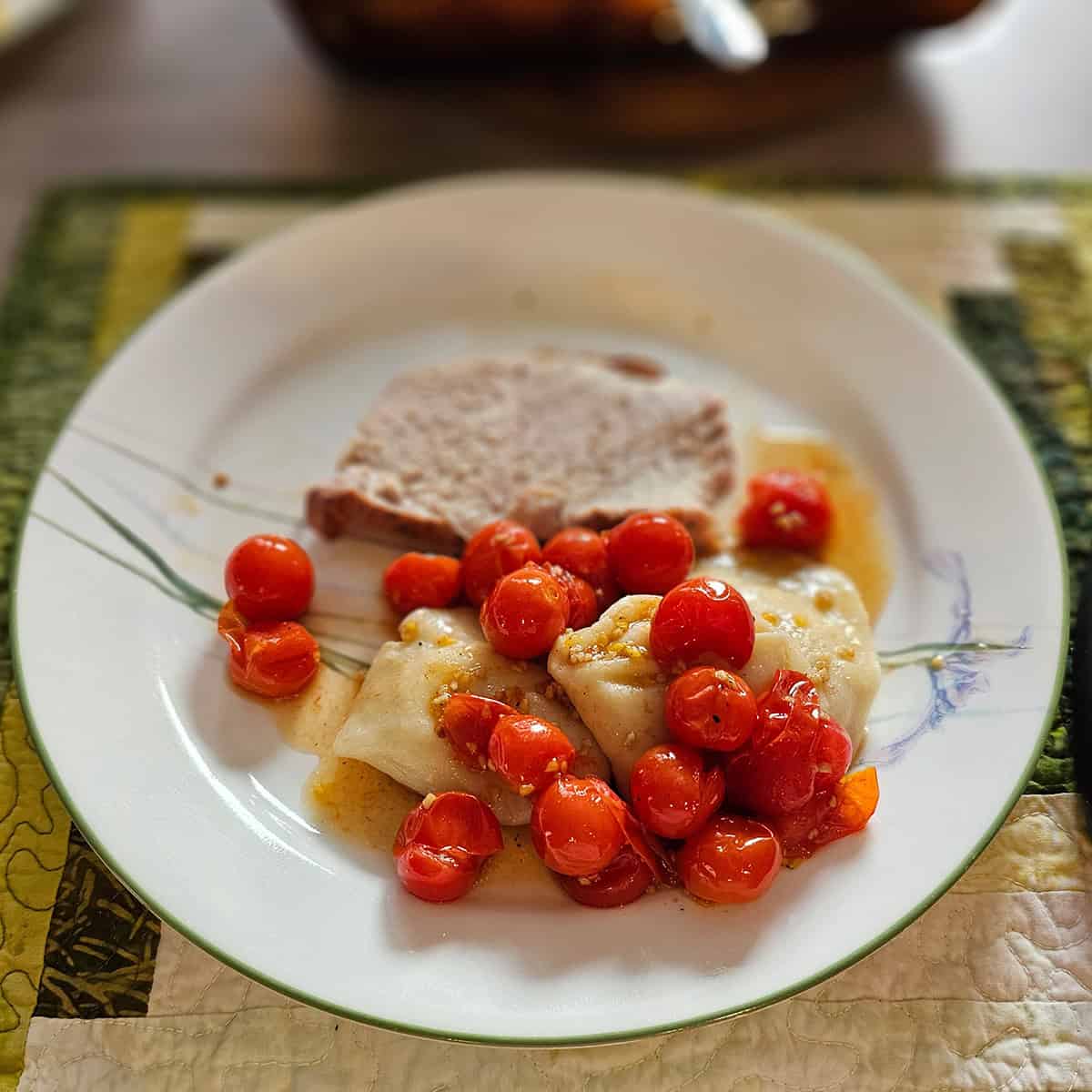 Cherry tomatoes for dinner