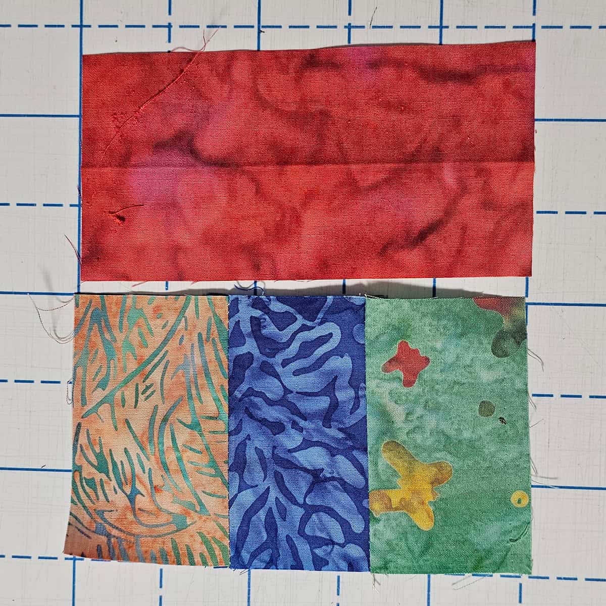 sewing the pieces together
