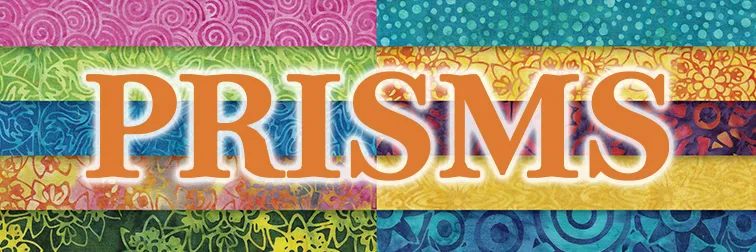 Prisms batik fabric collection