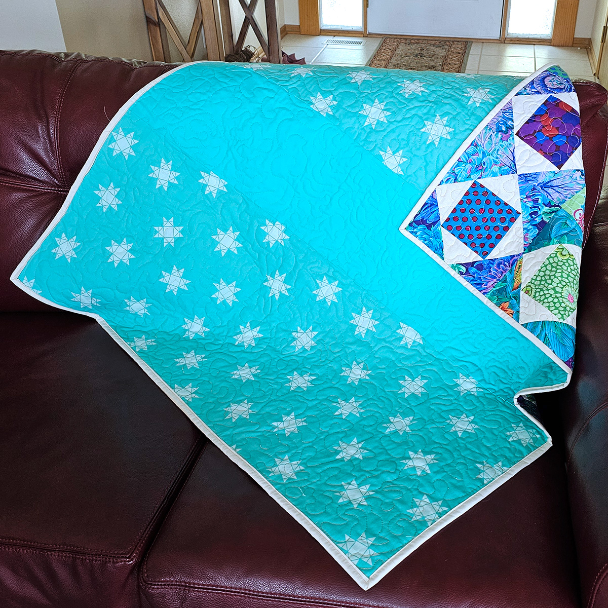 pieced quilt backing