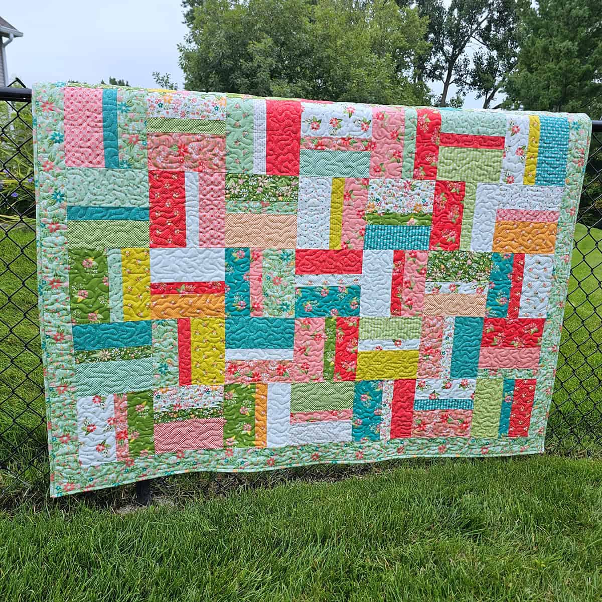 Quilt on fence