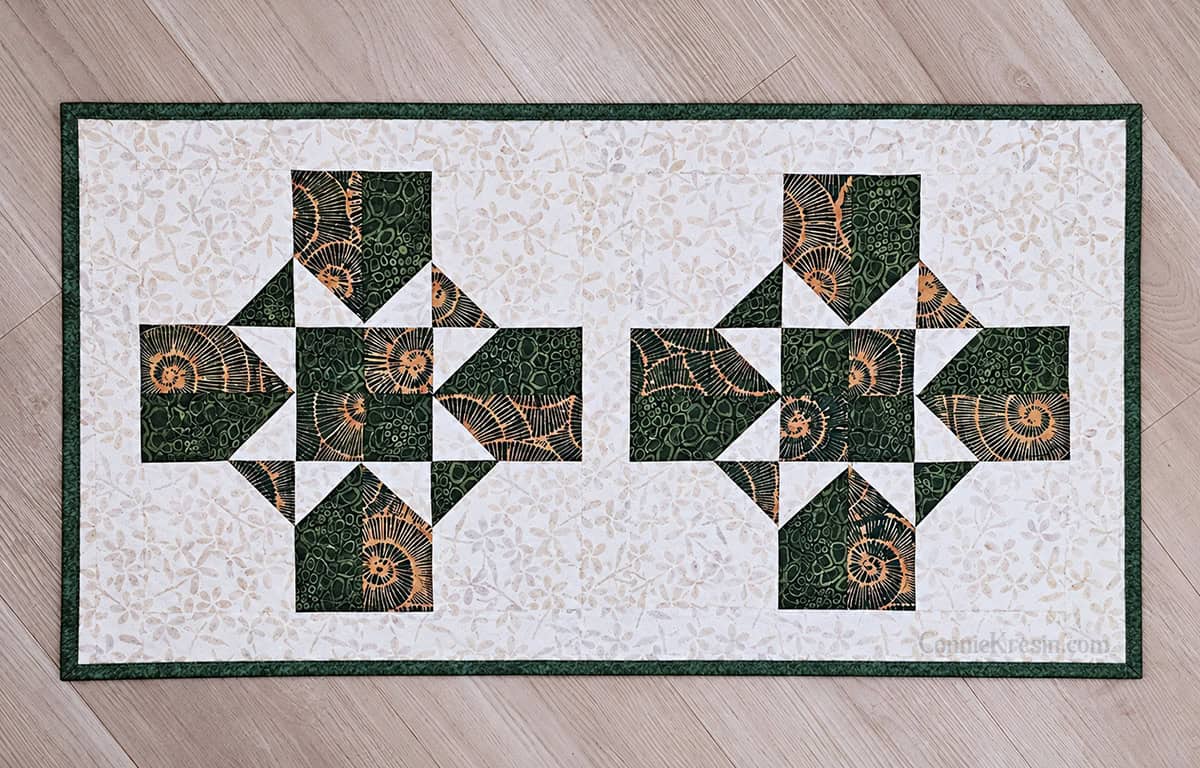 added green binding