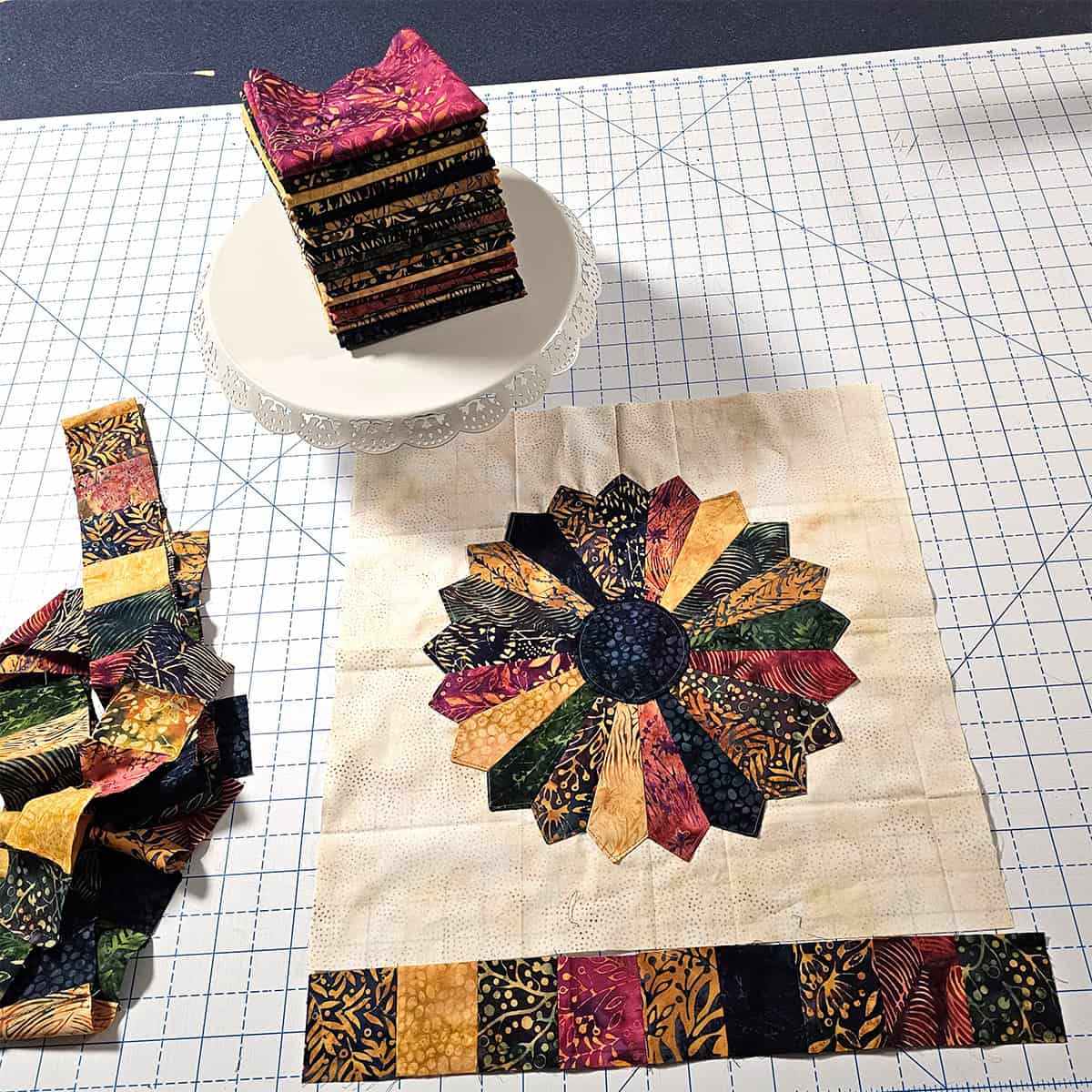 quilt block border too long