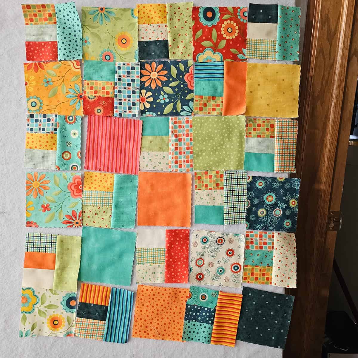 making the quilt blocks