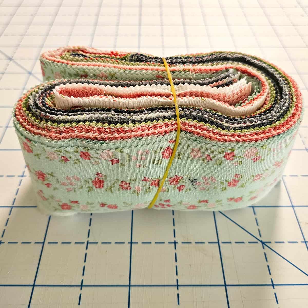 Selvage scraps from Green Fairy