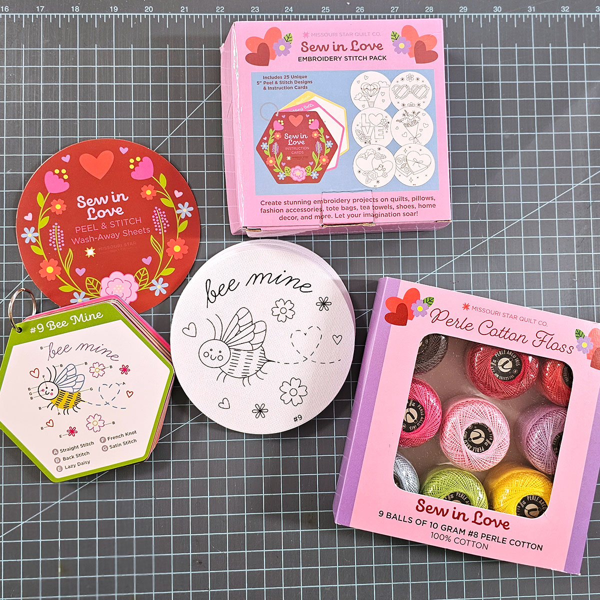Sew in Love Embroidery pack