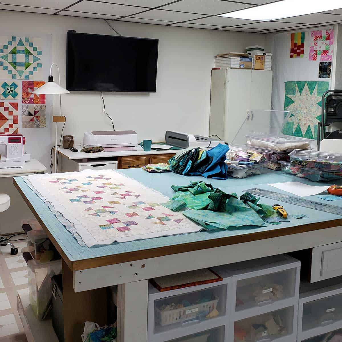 Quilt Projects in my studio