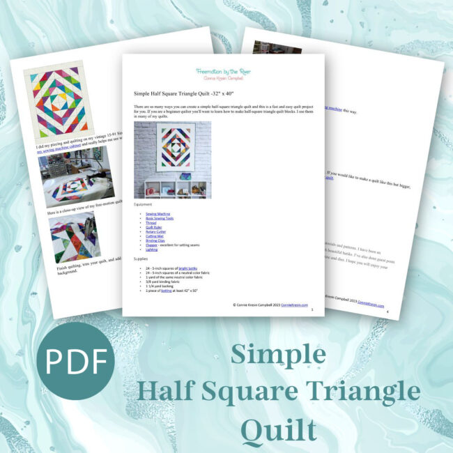 simple hst quilt pdf