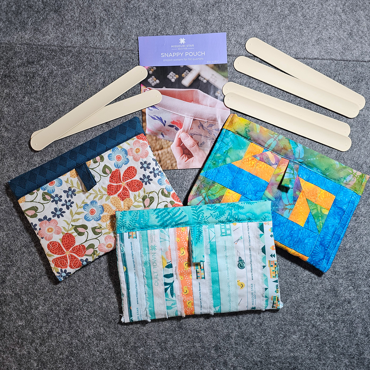 Snappy pouches