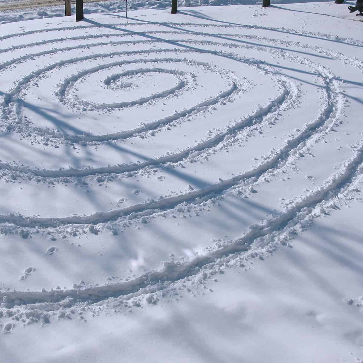 snow circle