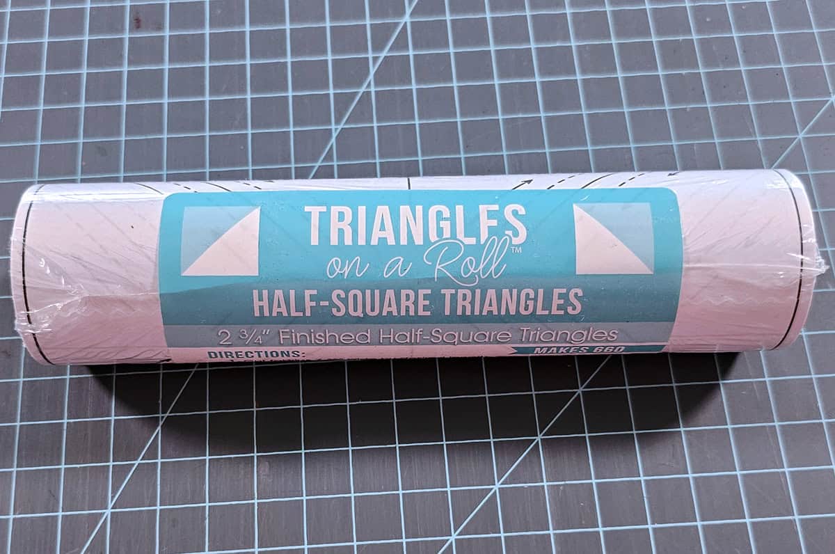 Half Square Triangles on a Roll