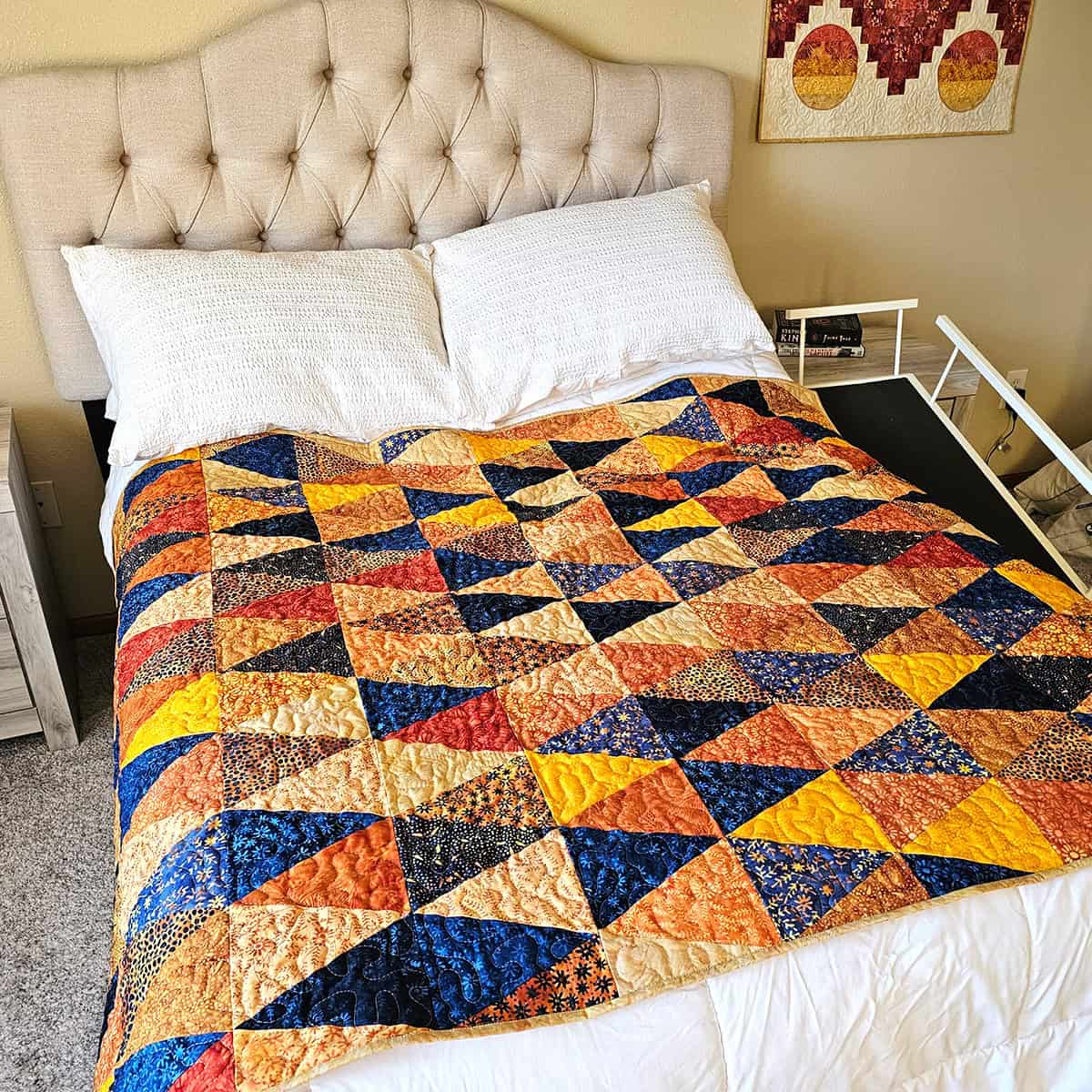 Twilight Triangles Quilt - Freemotion by the River
