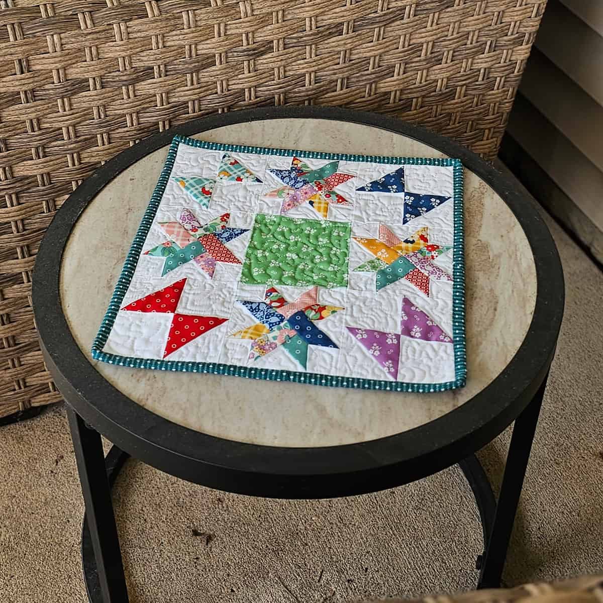 A binding that goes with the 30s Playtime Fabric